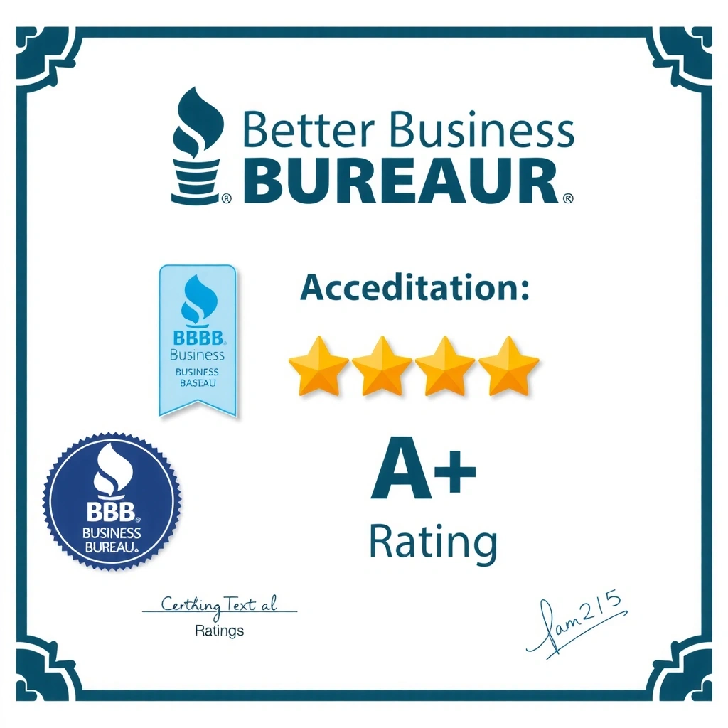 Сертификат Better Business Bureau A+